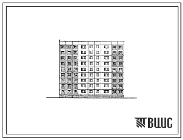 Типовой проект 97-0200с.84 Блок-секция 9-этажная 36-квартирная торцевая угловая левая 2Б.2Б.3Б.5Б