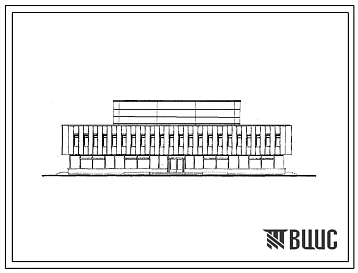 Типовой проект 272-31-64с Здание общественного центра сельского населенного пункта. Тип II. Для строительства в IВ климатическом подрайоне, II и III климатических районах сейсмичностью 7, 8 и 9 баллов.