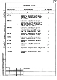 Альбом 7 Ведомости потребности в материалах      