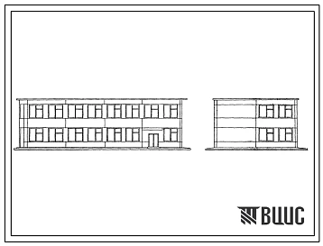 Типовой проект 901-3-75 Служебный корпус для станции очистки воды поверхностных источников с содержанием взвешенных веществ до 2000 мг/л  производительностью 50 тыс. м3/сутки