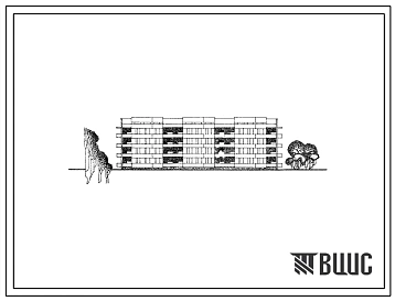 Типовой проект 111-26-29 Четырехэтажный трехсекционный жилой дом на 32 квартиры (однокомнатных 1Б-8, двухкомнатных 2Б-8, трехкомнатных 3А-12, четырехкомнатных 4Б-4). Наружные стены из аглопоритобетонных панелей. Для строительства во 2 и 3 климатических р
