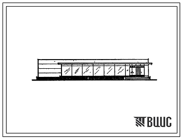 Типовой проект 272-15-6 Унифицированное здание магазина в конструкциях ИИ-04 торговой площадью 275 м.кв. с двумя технологическими планировками «Товары для дома», «Спорт и туризм». Для строительства в IВ климатическом подрайоне, II и III климатических райо