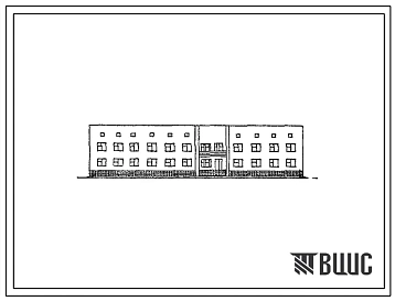 Типовой проект ЦВП-74.77 (01-25-КК) Гарнизонное общежитие коридорного типа на 68 человек