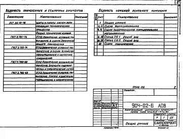 Альбом 7 Кондиционер с рециркуляцией и воздухонагревателем второго подгрева. Часть 2. Пневматическая система регулирования