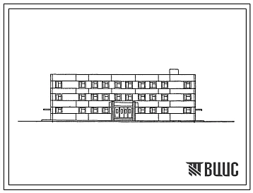 Типовой проект 416-9-37.87 Учебно-производственная база ВДОАМ на 100 учащихся. Учебно-производственный корпус