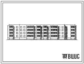 Типовой проект 114-85-38/1 4-этажный 3-секционный 44-квартирный жилой дом