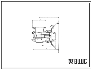 Проект Н5617 Горелка газовая ГНП-6 с пилотно-запальным устройством и контролем пламени