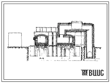 Типовой проект 406-9-13 Печь кольцевая нагревательная 8,0 м, шириной пода 1,6 м, на газе