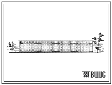 Типовой проект 111-76-3СП/69 Четырехсекционный крупнопанельный четырехэтажный дом на 32 квартиры (четырехкомнатных 16, пятикомнатных 16). Для районов сейсмичностью 8 баллов.