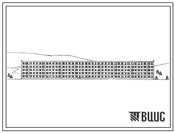 Типовой проект 1-468Б-2  Пятиэтажный восьмисекционный дом на 119 квартир с наружными стеновыми панелями двухрядной разрезки (однокомнатных  19, двухкомнатных  79, трехкомнатных  21). Для строительства во II и III строительно-климатических зонах.