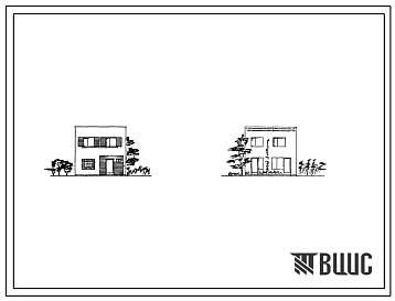 Типовой проект 144-101-6сп 2-этажная 6-комнатная блок-квартира в 2-х уровнях.