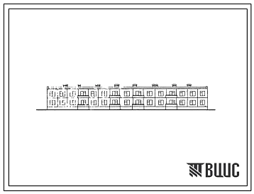 Типовой проект 111-48-5С Двухэтажный 12-квартирный жилой дом (трехкомнатных 3А-6, четырехкомнатных 4А-6). Для строительства в 1В, 2В, 3А, 3Б 3В,4Г климатических подрайонах Киргизской ССР сейсмичностью 8 и 9 баллов.