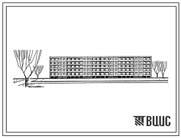 Типовой проект 1-464Ли-17/3 Пятиэтажный четырехсекционный крупнопанельный жилой дом на 60 квартир (двухкомнатных 35, трехкомнатных 20, четырехкомнатных 5).