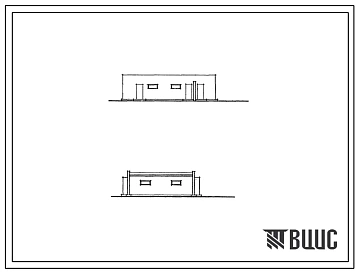 Типовой проект 244-9-7 Блок санитарного обслуживания на 125 мест для летнего расширения учреждения отдыха. Для строительства в 1В климатическом подрайоне, 2 и 3 климатических районах