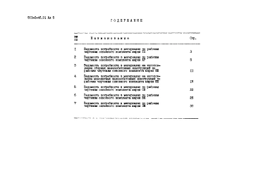 Альбом 5 Ведомости потребности в материалах     