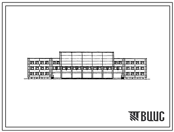 Типовой проект 222-1-479с.86 Школа на 44 класса (1668-1728 учащихся). В конструкциях серии 1.020.1-2с. Для строительства в городах и поселках городского типа