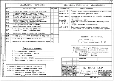 Альбом 2 Архитектурно-строительные чертежи ниже отметки 0.000. Здание с ленточными фундаментами АС.01-1 