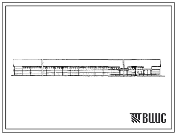 Типовой проект 501-7 Объединенные механизированные цехи ангарного типа по переработке тарно-упаковочных грузов. Тип 2. Однопролетные цехи пролетом 30 м.