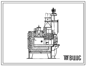 Типовой проект 406-9-83 Печь нагревательная камерная размерами пода 0,6х0,6 м на газе среднего давления с отводом дыма вверх