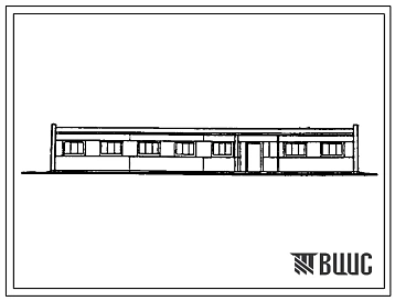 Типовой проект 807-10-68.84 Ветеринарная лаборатория для птицефабрик (полносборное здание). Размеры здания - 12x24 м. Расчетная температура: -20, -30, -40°С. Стены панельные легкобетонные. Покрытие железобетонные плиты по железобетонным балкам