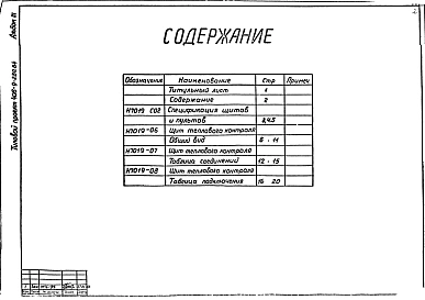 Альбом 3. Тепловой контроль и автоматизация. Чертежи-здания заводу-изготовителю.