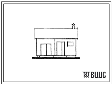 Типовой проект 194-000-559.13.87 Хозяйственная постройка для индивидуальных застройщиков в сельской месности Латвийской ССР (С1)