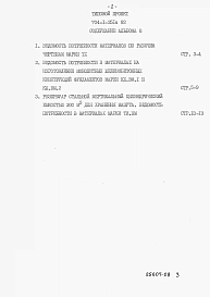 Альбом 8 Ведомости потребности в материалах.      