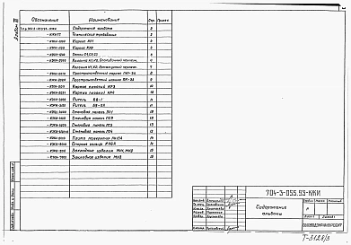 Альбом 3 Примененный из ТП 704-3-055.93 Строительные изделия 