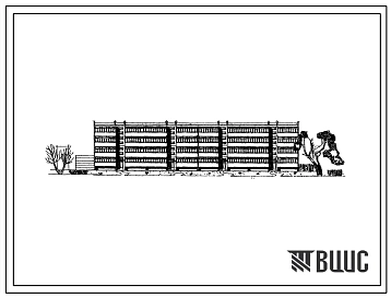 Типовой проект 111-146-4сп Крупнопанельный четырехэтажный четырехсекционный жилой дом на 32 квартиры с квартирами 3Б-4Б.