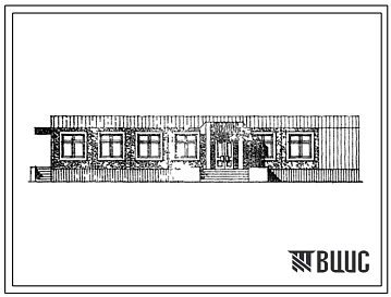 Типовой проект 281-1-216с.87 Здания-блоки для формирования комплексов торгово-бытового обслуживания. Комплексный приемный пункт на 15 рабочих мест
