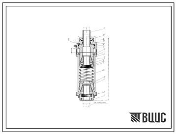 Шифр ЦГ-2.00.00 Гидроцилиндр одностороннего действия с зажимными цангами ЦГ-2.00.00