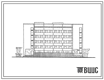 Типовой проект 252-1-52 Терапевтический корпус на 120 коек.