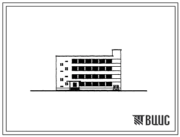 Типовой проект 232-1-33 Универсальный корпус теоретических занятий профессионально-технического училища на 480 учащихся.