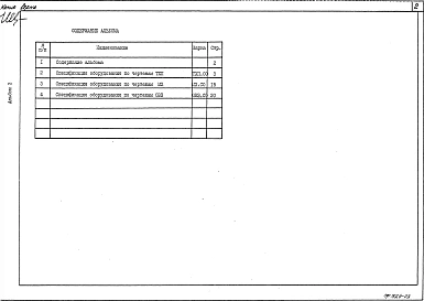 Альбом 3 Спецификации оборудования