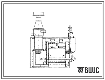 Типовой проект 406-9-142 Печь нагревательная камерная размерами пода 2,09х1,62 м на газе низкого давления с отводом дыма в боров.