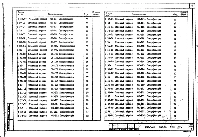 Выпуск 16 Часть 2 Многоэтажные железобетонные колонны сечением 300х300 мм и 300х350 мм для зданий до 4 этажей с высотой этажей 2,8 м. Арматурные изделия.