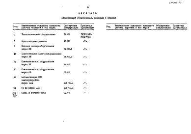 Альбом 3 Спецификации оборудования