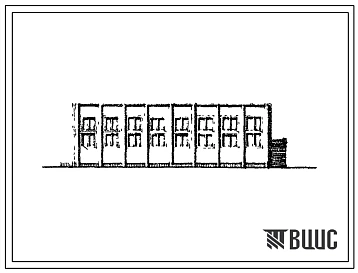 Типовой проект 224-9-68 Блок спортивного зала 12х24 м с военным кабинетом (со стенами из кирпича). Для пристроек к существующим зданиям сельских школ, построенных по проектам прошлых лет.