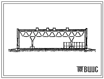 Типовой проект 503-235 Станция обслуживания легковых автомобилей на 15 постов в конструкциях типа «Кисловодск». Здание станции.