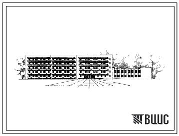 Типовой проект 164-109-50с Дом-интернат для престарелых и инвалидов на 200 мест. Для строительства в 4Б и 4В климатических подрайонах сейсмичностью 7 и 8 баллов