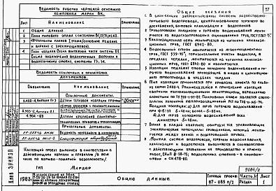 Альбом 3 Части 1-1, 2-1, 3-1, 4-1, 5-1, 6-1 Архитектурно-строительные чертежи, отопление и вентиляция, водоснабжение и канализация, газоснабжение, электрооборудование, связь и сигнализация выше отм.0.000