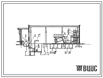 Типовой проект 4-14-317 (тип 1) Дробильно прессовое отделение к винодельческому заводу мощностью по переработке 500 т. винограда в сутки.