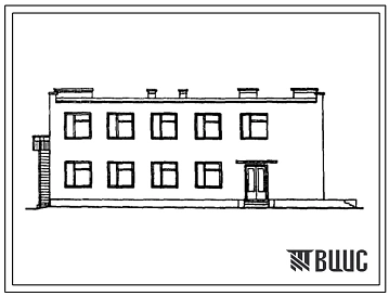 Типовой проект 416-1-21 Двухэтажная контора с машиносчетной станцией, оснащенной счетно-перфорационными машинами.