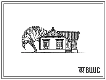 Типовой проект 181-25-44.2.87 Конструктивный вариант одноэтажного одноквартирного 3 комнатного жилого дома по Т.П. 181-25-44.85 с чердачным перекрытием по деревянным балкам