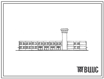 Типовой проект 506-107 Здание аварийно-спасательных служб для аэропортов III класса.