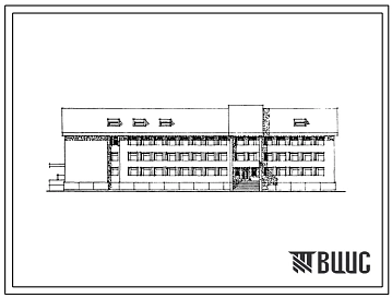 Типовой проект 224-01-616м.88 Средняя школа на 11 классов (264 учащихся). Грунты вечномерзлые. Здание трехэтажное. Стены из кирпича.