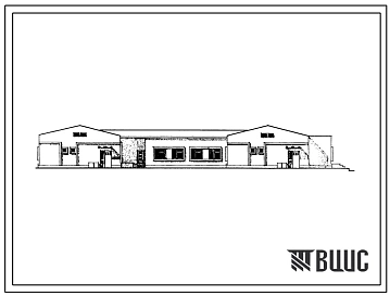 Типовой проект 215-1-337.85 Детские ясли-сад на 95 мест. Со стенами из камня известняка-ракушечника. Для строительства в сельской местности