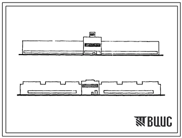 Типовой проект 400-0-29.86 Универсальное одноэтажное промышленное здание для электротехнических производств площадью 40 тыс. м2, оборудованное мостовыми электрическими кранами
