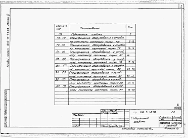 Альбом 3 Спецификация оборудования
