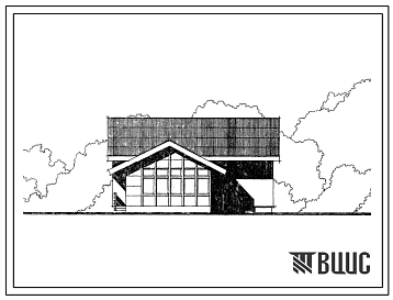 Типовой проект 184-52-219с.2 1-этажный 1-квартирный жилой дом с квартирой типа 6. Для строительства во 2В и 3В климатических подрайонах Казахской ССР сейсмичностью 7,8,9 баллов.
